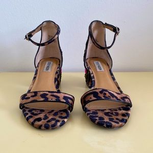 Steve Madden Multi Ankle Strap Block Heels